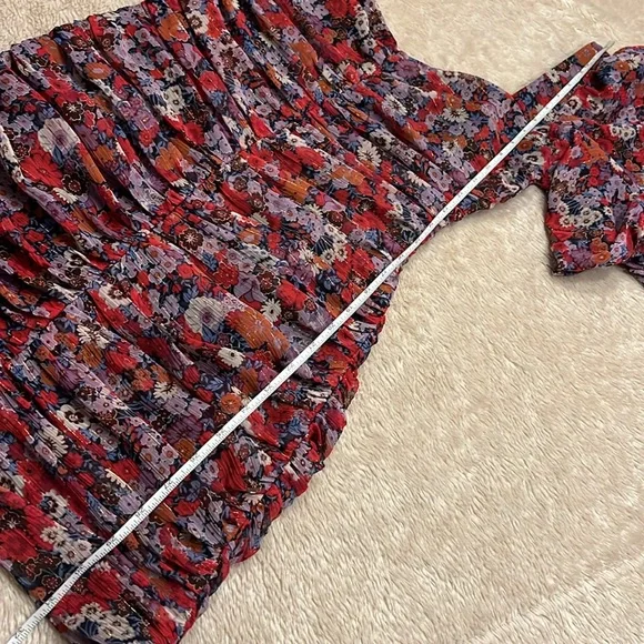 ZARA Multicolor Floral Mini Dress - Picture 16 of 16